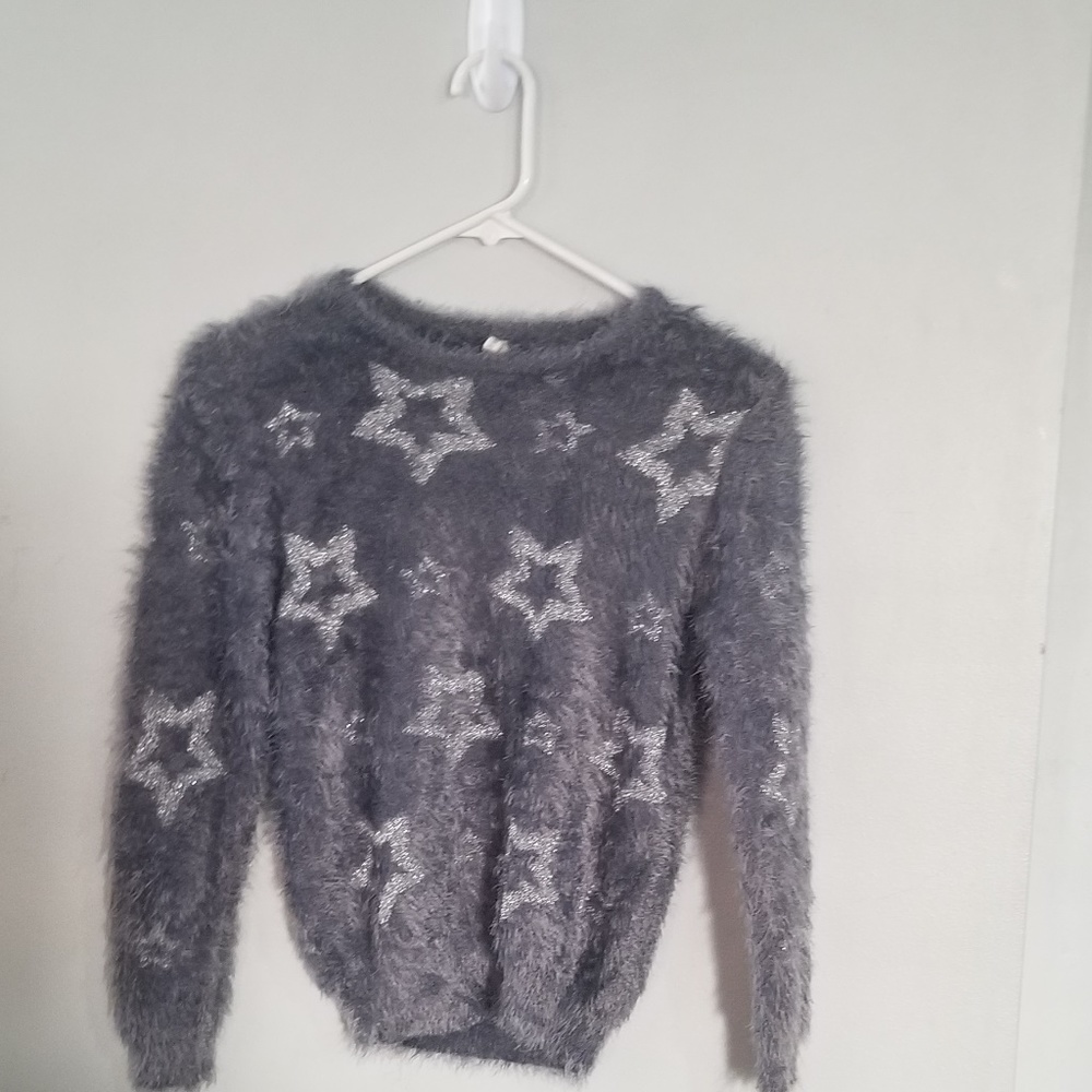 Girls fuzzy sweater